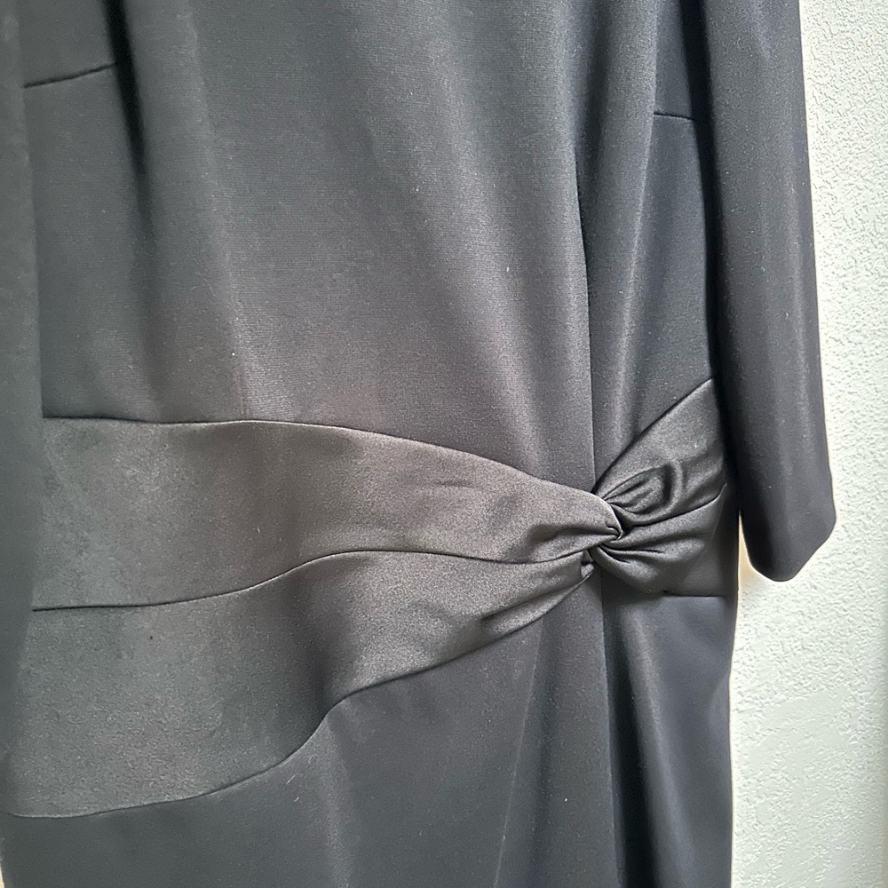 Liz Claiborne Black Long Sleeve Dress - Picture 4 of 6